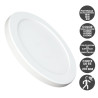 Plafón O Downlight Circular Con Sensor Radar 6W-12W-18W SLIM 3CC IP44