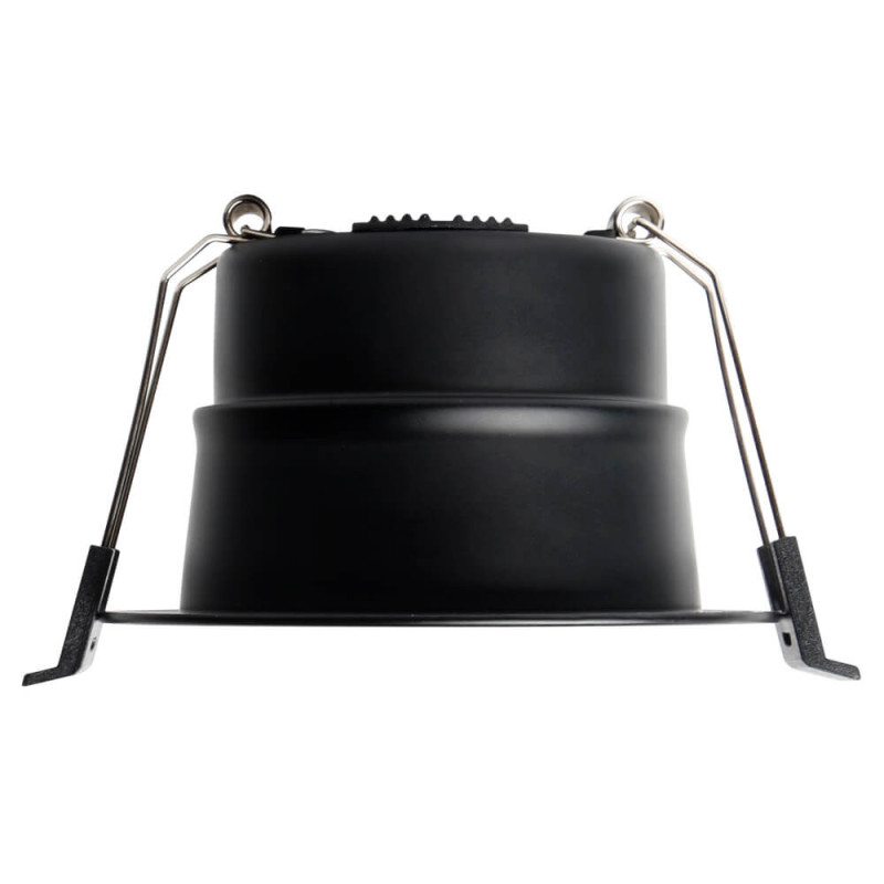 Foco empotrable LED 8W Ignífugo Regulable TRIAC 3CCT IP65 36º Negro