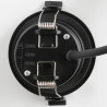 Foco empotrable LED 8W Ignífugo Regulable TRIAC 3CCT IP65 36º Negro