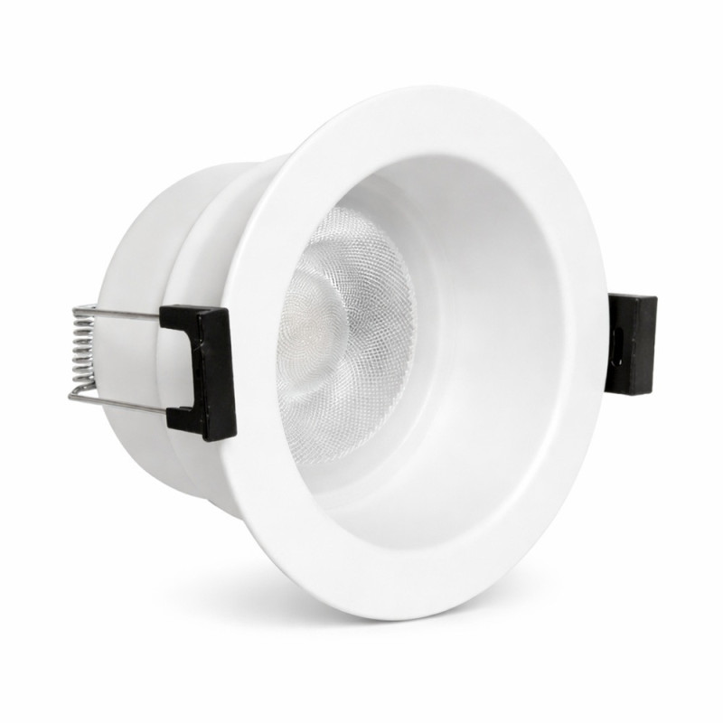 Foco empotrable LED 8W Ignífugo Regulable TRIAC 3CCT IP65 36º Blanco
