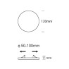 Downlight LED Circular 6W-9W-12W 4CCT Ajustable 50-100mm Blanco CRI92
