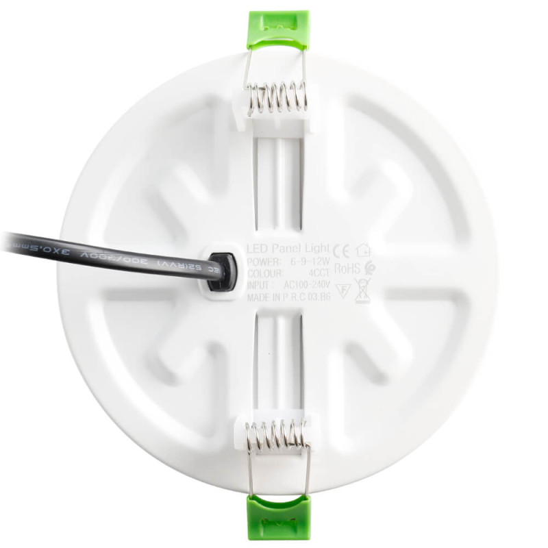 Downlight LED Circular 6W-9W-12W 4CCT Ajustable 50-100mm Blanco CRI92