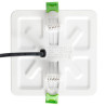 Downlight LED Cuadrado 6W-9W-12W 4CCT Ajustable 50-100mm Blanco CRI92