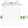 Downlight LED Cuadrado 6W-9W-12W 4CCT Ajustable 50-100mm Blanco CRI92