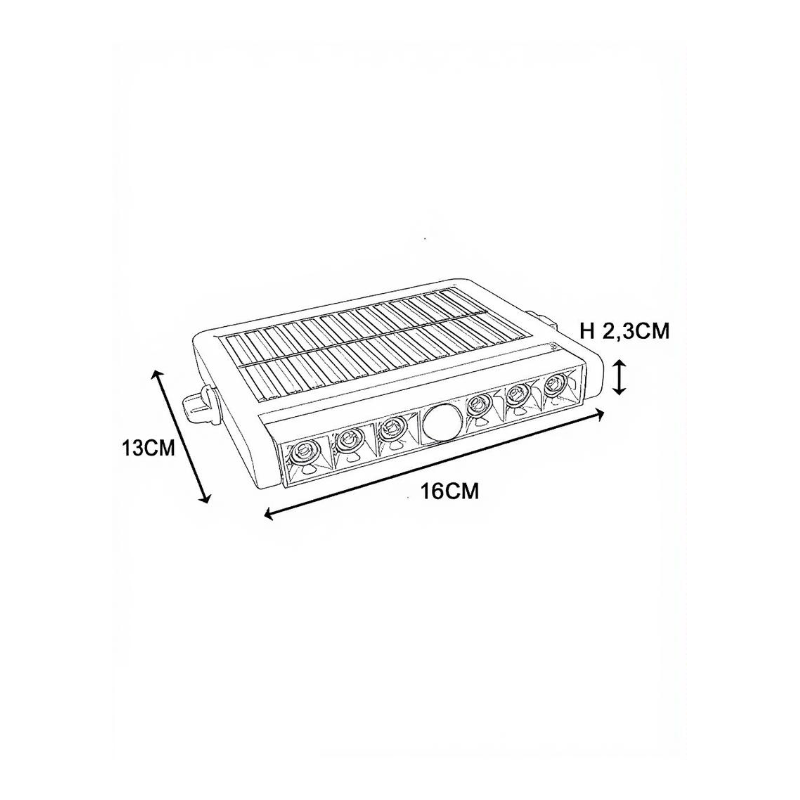 Aplique Solar orientable LED 5W con Sensor de movimiento