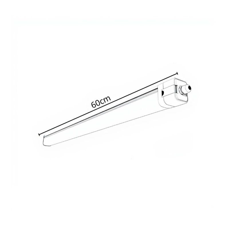 Regleta Estanca LED 20W o 10W 60 cm SAMSUNG chip Color seleccionable