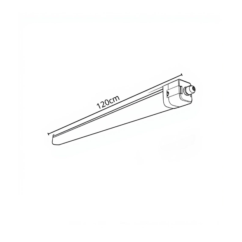 Regleta Estanca LED 40W o 20W 120 cm SAMSUNG chip Color seleccionable