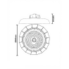 Campana LED UFO 200W-150W -100W SOSEN Driver - Dimable 1-10V - 170lm/w - IP65 6 años de garantía
