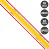 Tira LED COB 220V 240 LED/m 20m 1200Lm/M 10W/M CRI90 IP65