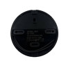 Baliza LED Slim 3W Circular Negro Superficie IP65