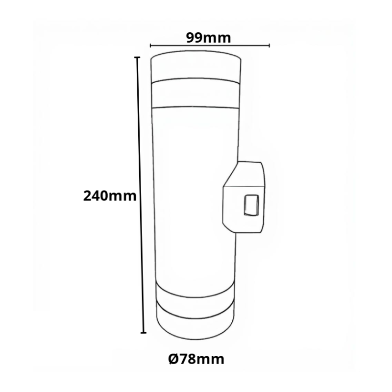 Aplique LED 18W Color Seleccionable IP65