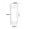 Aplique LED 18W Color Seleccionable IP65