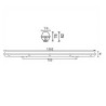 Pantalla estanca para un tubo de LED IP65 120cm