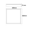 Kit de superficie Panel 60x60 blanco. Iluminación Led Profesional