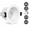 Foco empotrable LED 8W Ignífugo Regulable TRIAC 3CCT IP65 36º Blanco