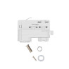 Conector adaptador de carril TRIFASICO Blanco
