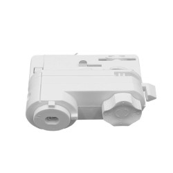 Conector adaptador de carril TRIFASICO Blanco