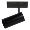 Foco LED Potencia Seleccionable 40W-26W color seleccionable Negro Carril Trifasico CRI+92 UGR13