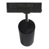 Foco LED Potencia Seleccionable 40W-26W color seleccionable Negro Carril Trifasico CRI+92 UGR13