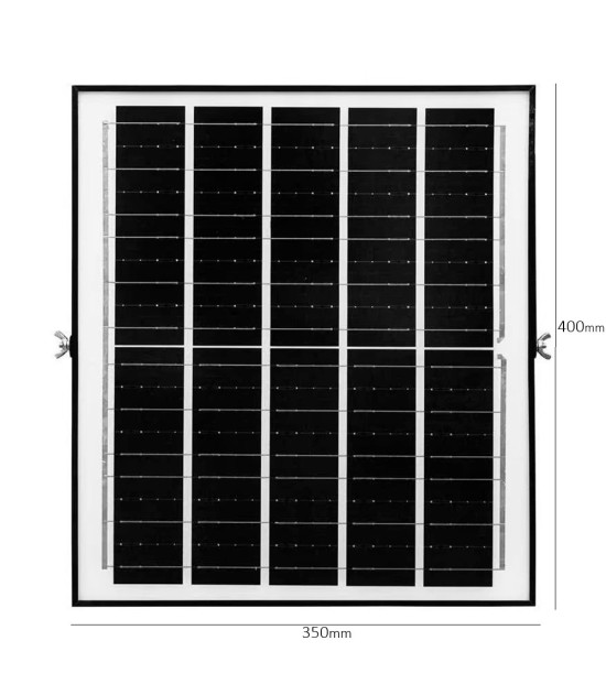 Foco Proyector LED Solar 200W Color Seleccionable Control Remoto IP65
