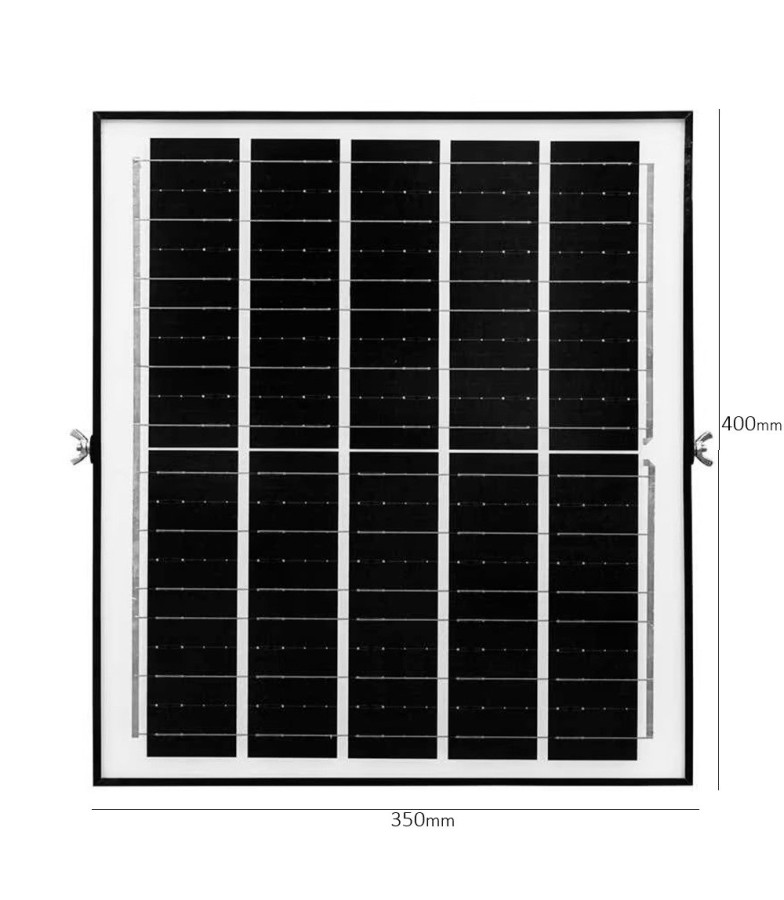 Foco Proyector LED Solar 200W Color Seleccionable Control Remoto IP65