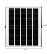 Foco Proyector LED Solar 200W Color Seleccionable Control Remoto IP65
