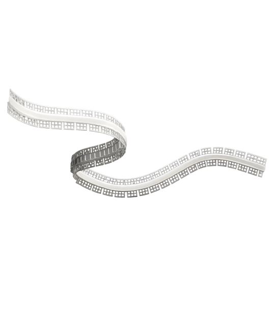 Perfil Aluminio Flexible para empotrar en Yeso o Pladur