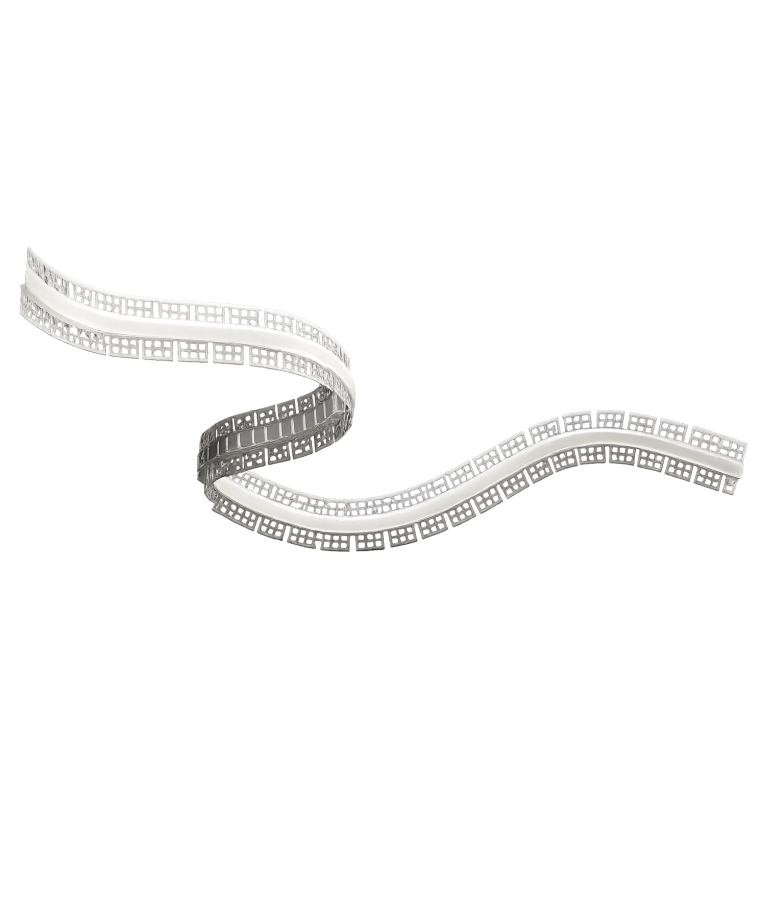 Perfil Aluminio Flexible para empotrar en Yeso o Pladur