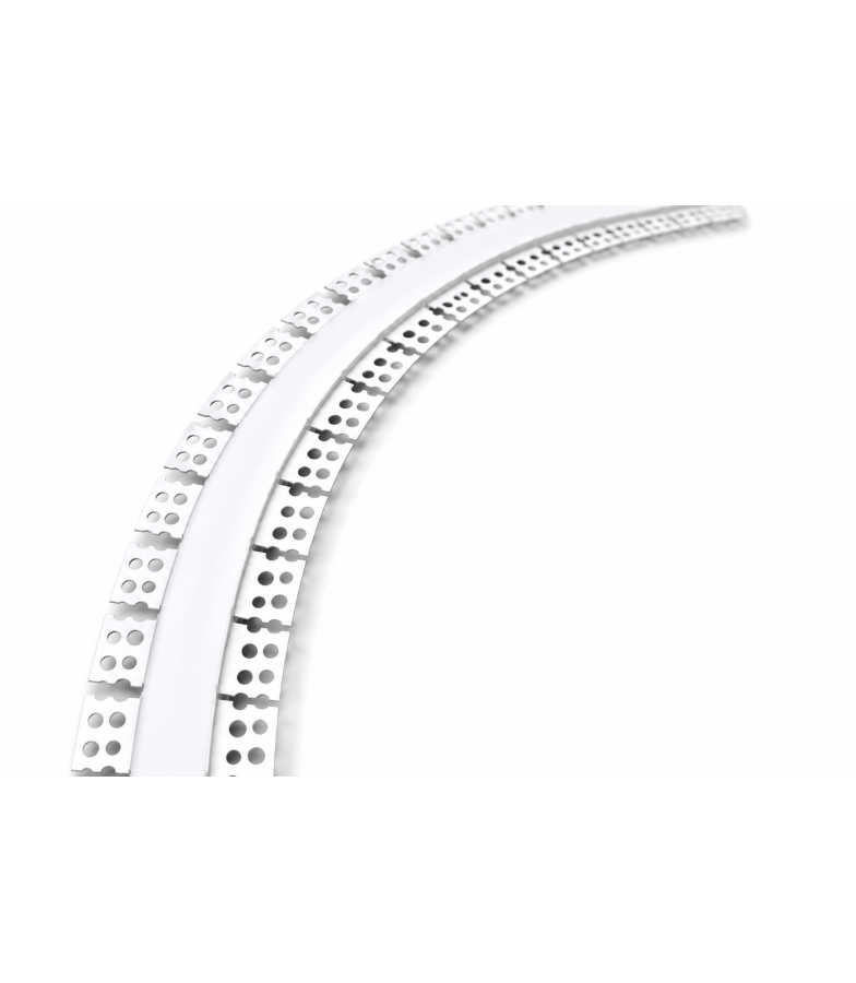 Perfil Aluminio Flexible para empotrar en Yeso o Pladur