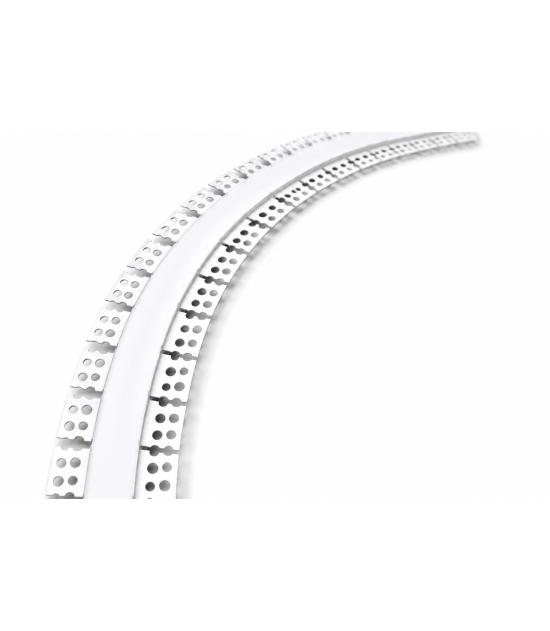 Perfil Aluminio Flexible para empotrar en Yeso o Pladur