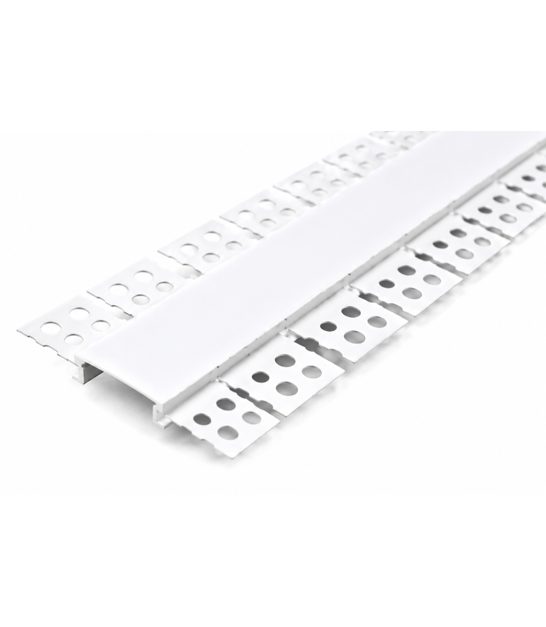 Perfil Aluminio Flexible para empotrar en Yeso o Pladur