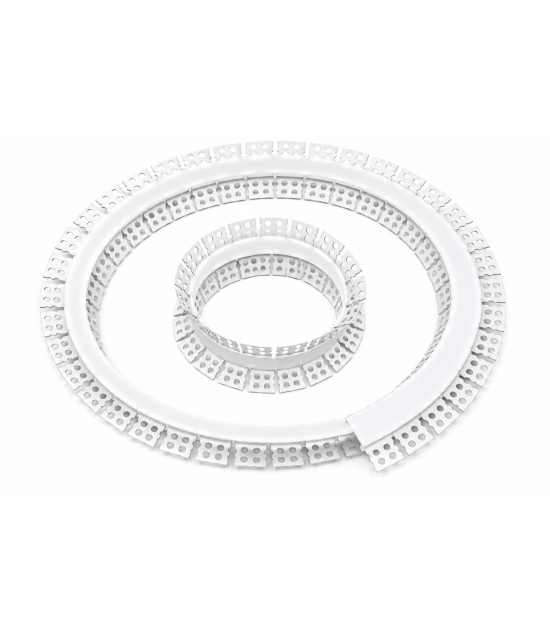 Perfil Aluminio Flexible para empotrar en Yeso o Pladur