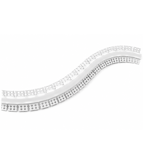 Perfil Aluminio Flexible para empotrar en Yeso o Pladur