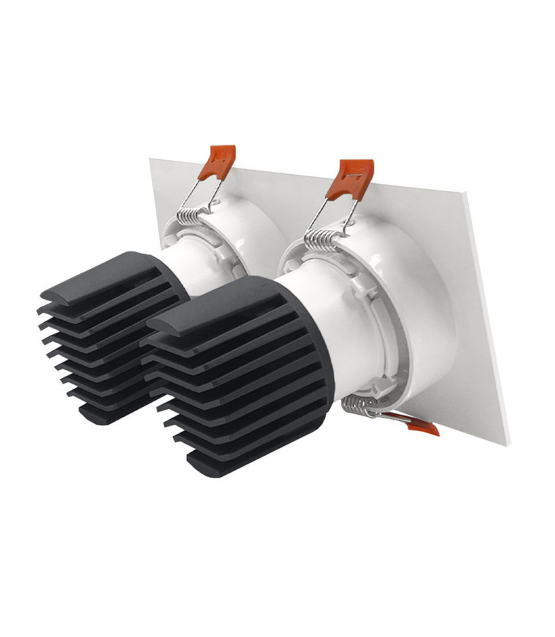 Foco Downlight Empotrable LED 30W Direccionable Blanco CRI+92 UGR13