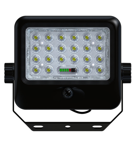 Foco Proyector LED Solar 40W 1200Lm 3CCT Sensor PIR + Control Remoto IP65