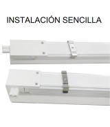 Regleta Lineal LED 60cm 18W 5CCT Interconectable 140 lm/W IP44