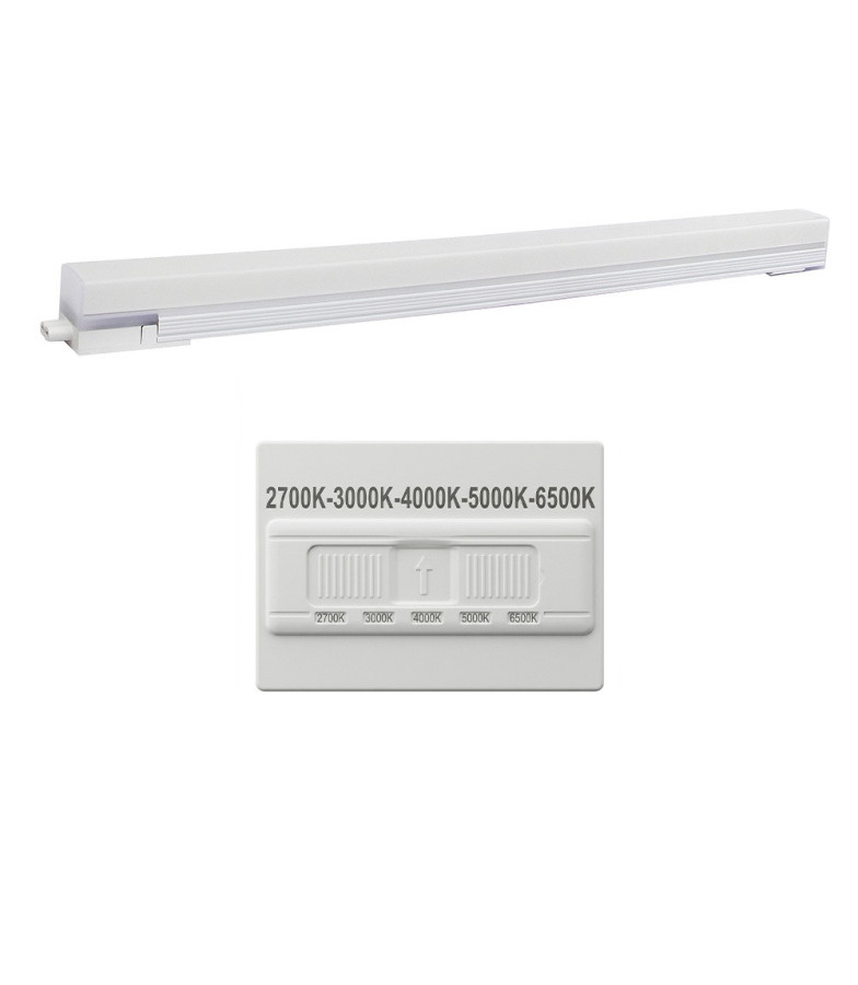 Regleta Lineal LED 120cm 36W 5CCT Interconectable 140 lm/W IP44