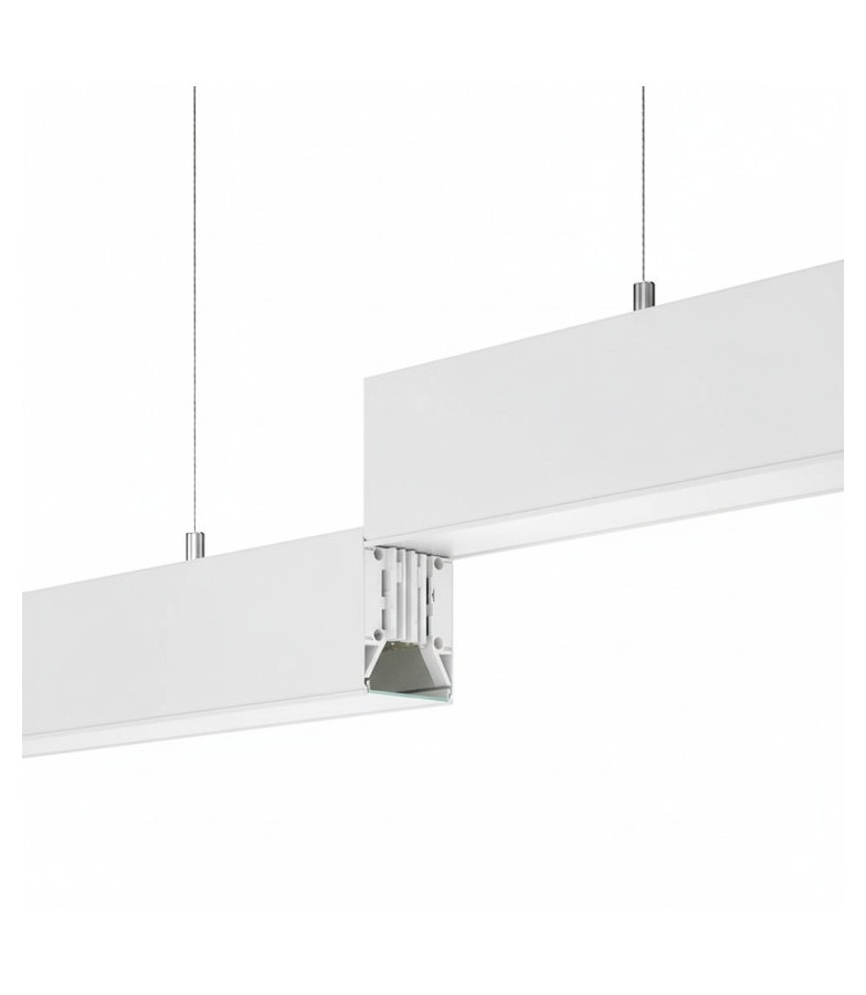 Lámpara lineal Colgante o Superficie LED 20W Interconexión lineal Color Seleccionable 60cm Blanco