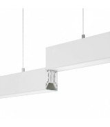Lámpara lineal Colgante o Superficie LED 50W Interconexión lineal Color Seleccionable 150cm Blanco