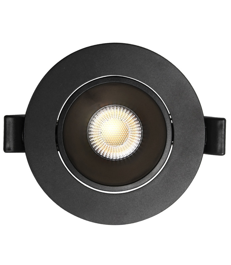 Empotrable LED 7W Circular Negro 4CCT UGR13