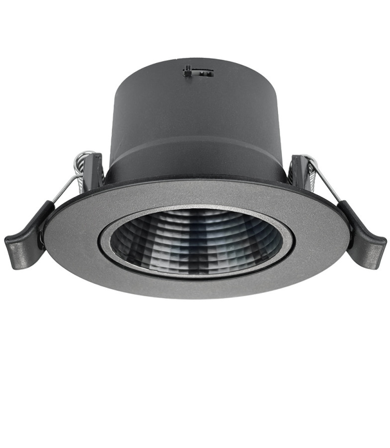 Empotrable LED 7W Circular Negro 4CCT UGR13