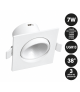 Empotrable LED 7W Cuadrado  Blanco 4CCT UGR13