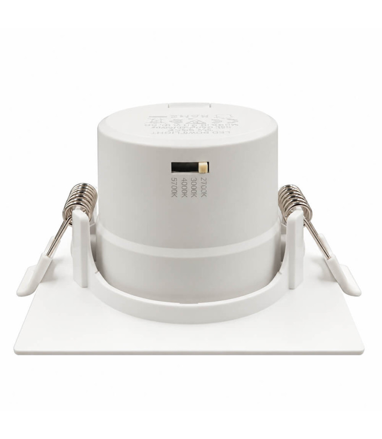 Empotrable LED 7W Cuadrado  Blanco 4CCT UGR13