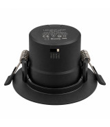 Empotrable LED 7W Circular Negro 4CCT UGR13