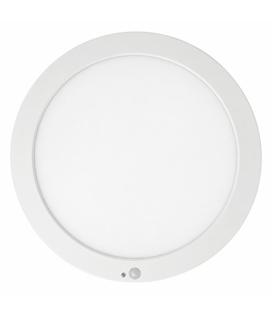 Plafón o Downlight LED Circular 18W Color Seleccionable Sensor PIR