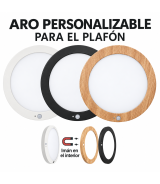 Plafón o Downlight LED Circular 18W Color Seleccionable Sensor PIR