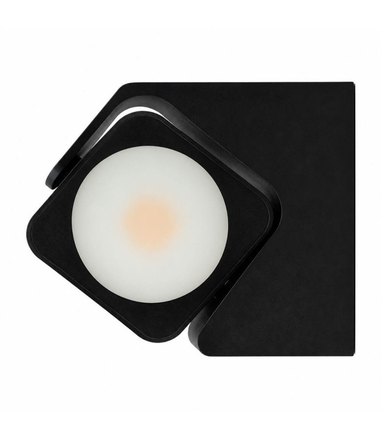Aplique de Pared LED Orientable  12W Cuadrado 3CCT  IP65 Chip OSRAM