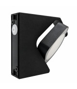Aplique de Pared LED Orientable  12W Cuadrado 3CCT  IP65 Chip OSRAM