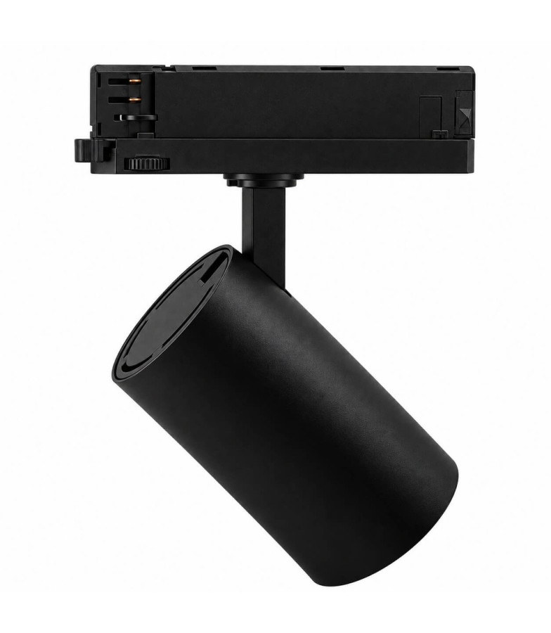 Foco LED Carril Trifásico Especial Panadería o Carnicería 40W-30W CRI+92 Bridgelux No Flicker Negro