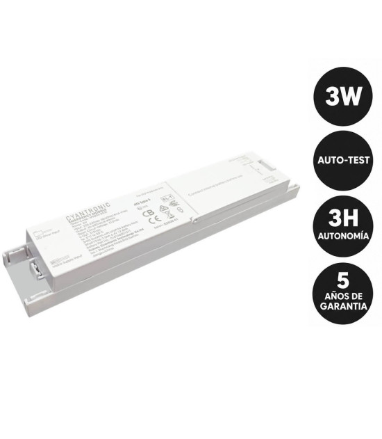 Kit de Emergencia Cyantronic 3W 3H Auto-Test para Estancas PHILIPS referencias 102618 - 102620 - 102621